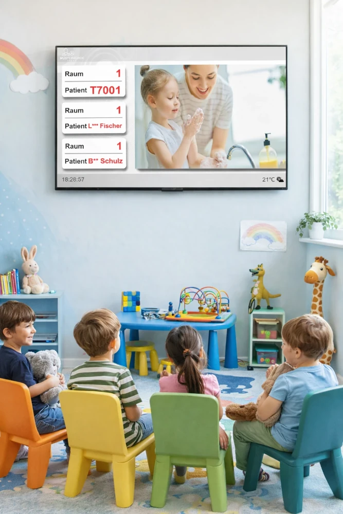 kinderpraxis arzpraxis wartezimmer system